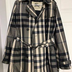 Burberry long vintage trench coat